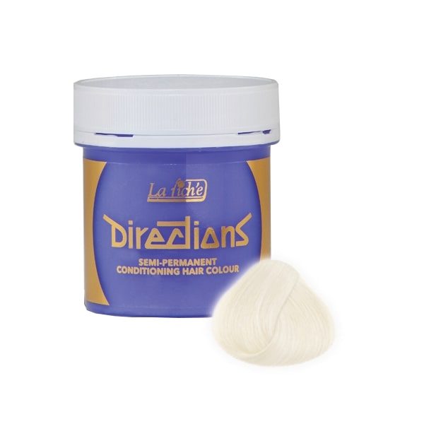 Directions White Toner 100ml - Coloration Semi-Permanente pour Cheveux Blonds