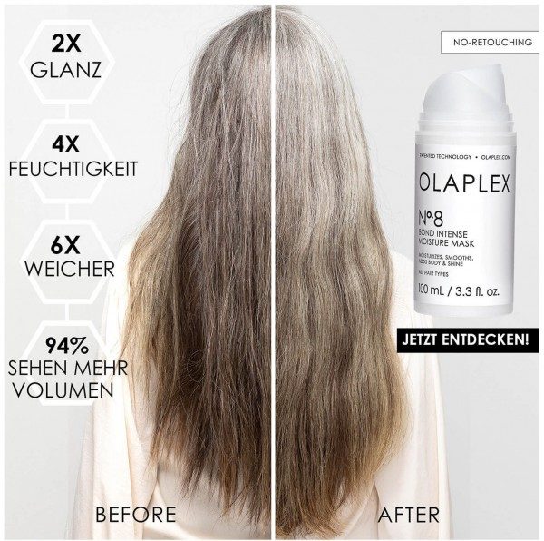 OLAPLEX N°8 Masque Bond Intense 100ml - Réparation Profonde et Hydratation