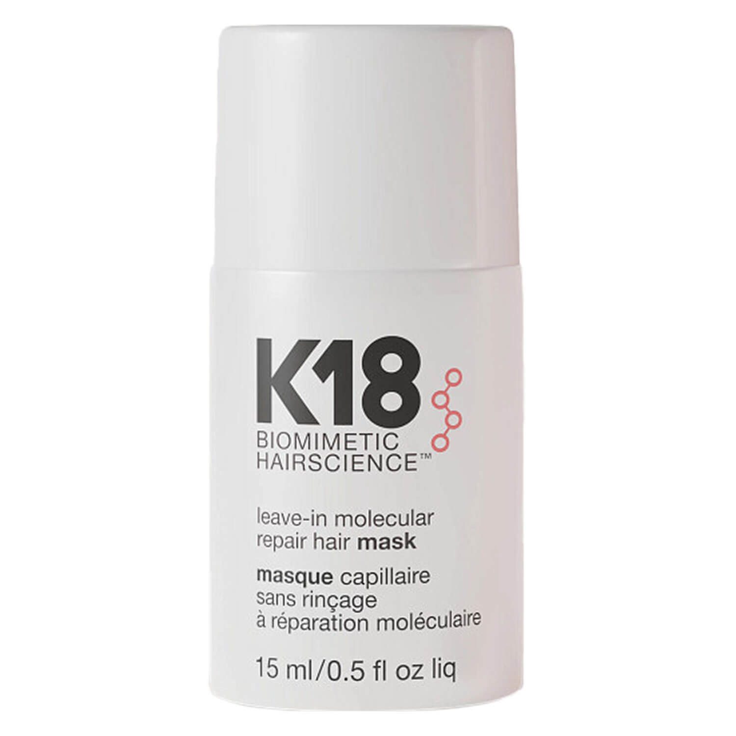 K18 Masque Réparateur Moléculaire pour Cheveux 15ml
