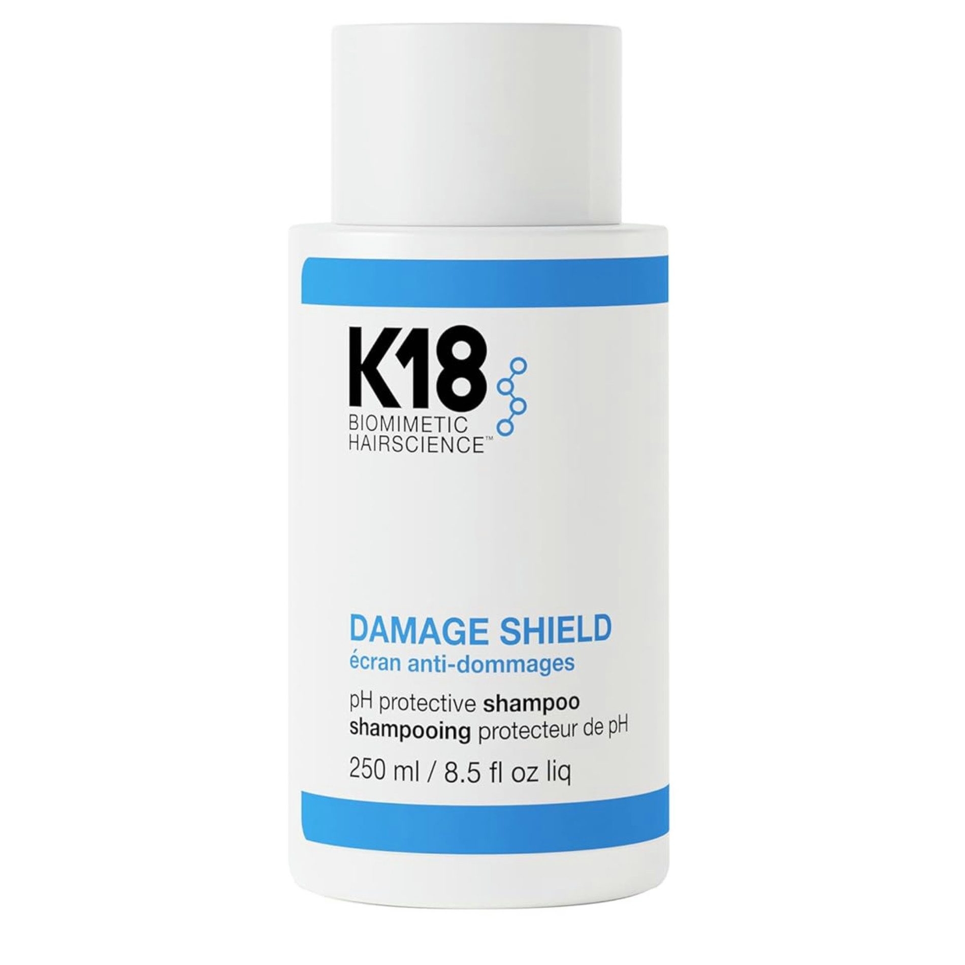 K18 pH Protective Shampoo 250ml - Shampooing Protecteur pH pour Cheveux Abîmés