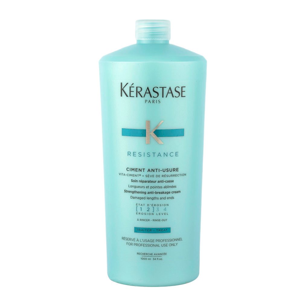 Kérastase Résistance Ciment Anti-Usure 1000ml - Soin Reconstructeur Professionnel