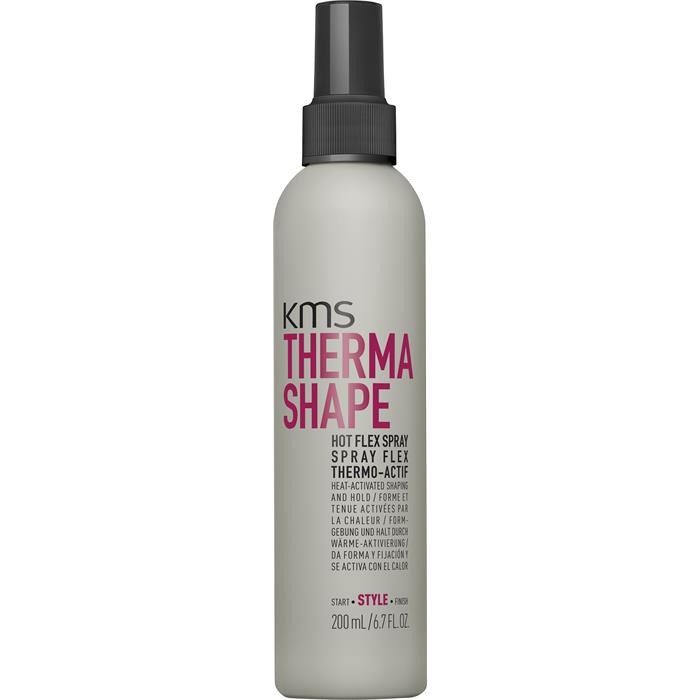 KMS ThermaShape Hot Flex Spray 200ml - Spray Thermo-Protecteur pour Coiffage à la Chaleur