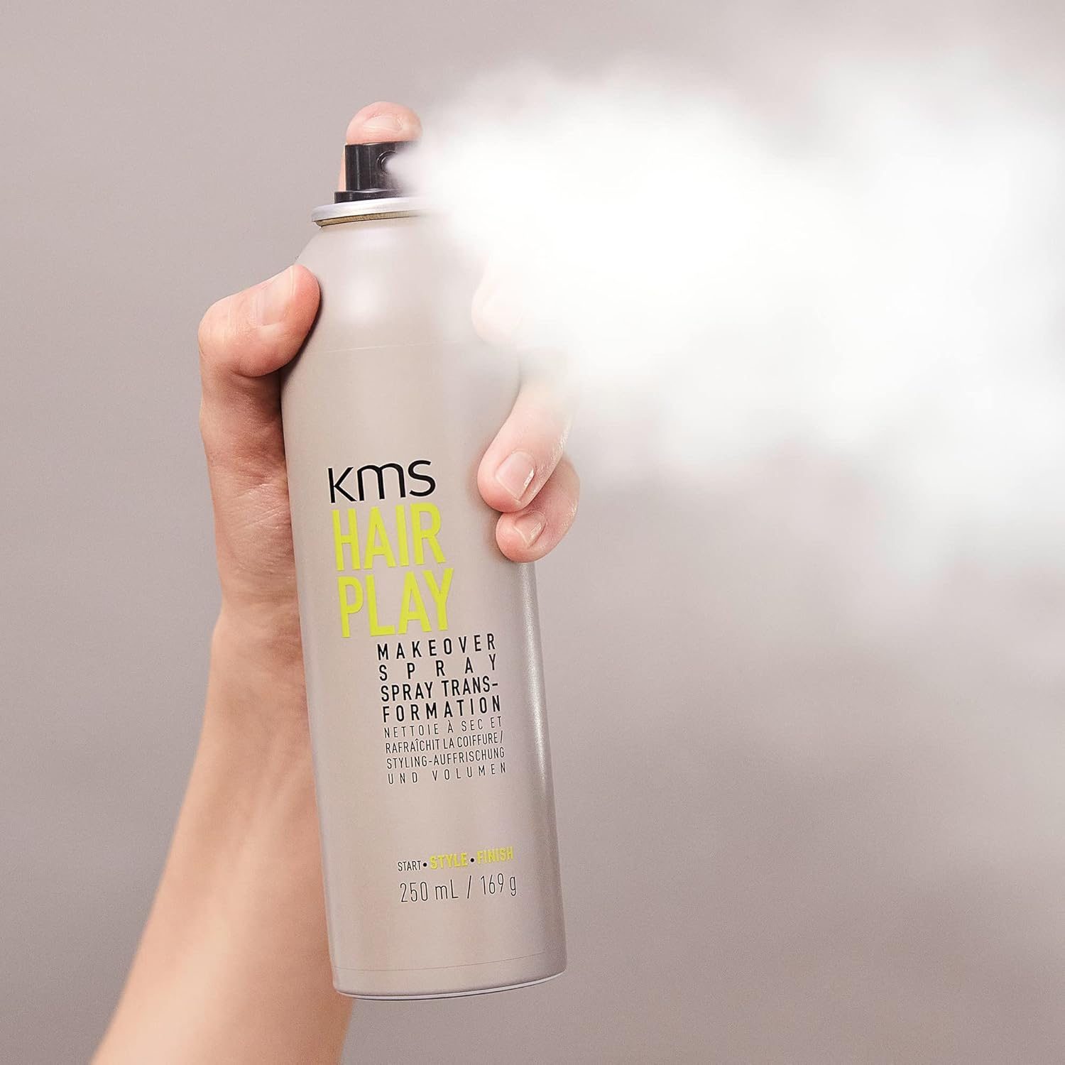 KMS Hair Play Makeover Spray 250ml - Spray Sec Volumateur et Rafraîchissant