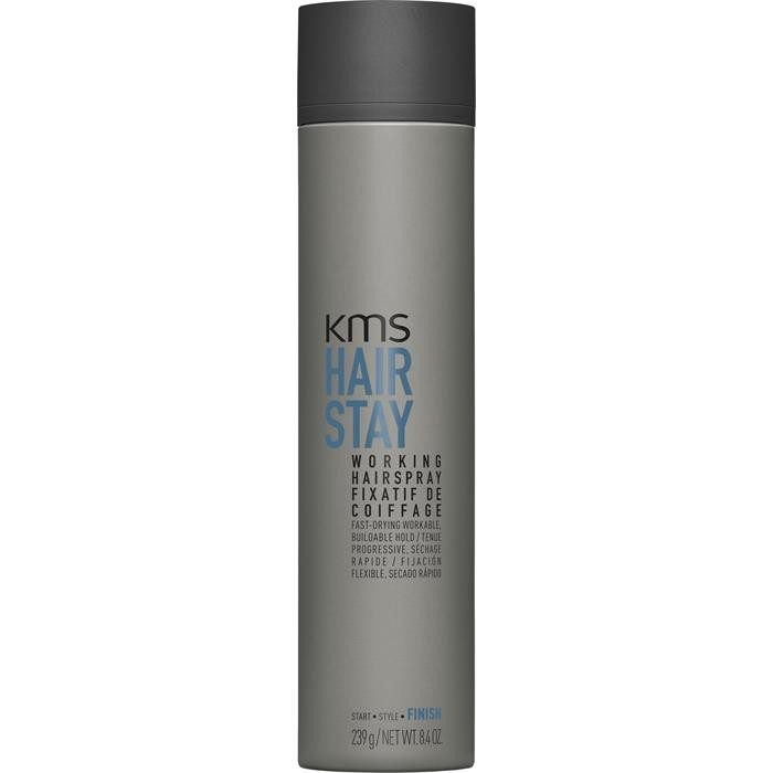 KMS Hair Stay Working Spray 300ml - Laque Flexible pour Coiffure Modulable