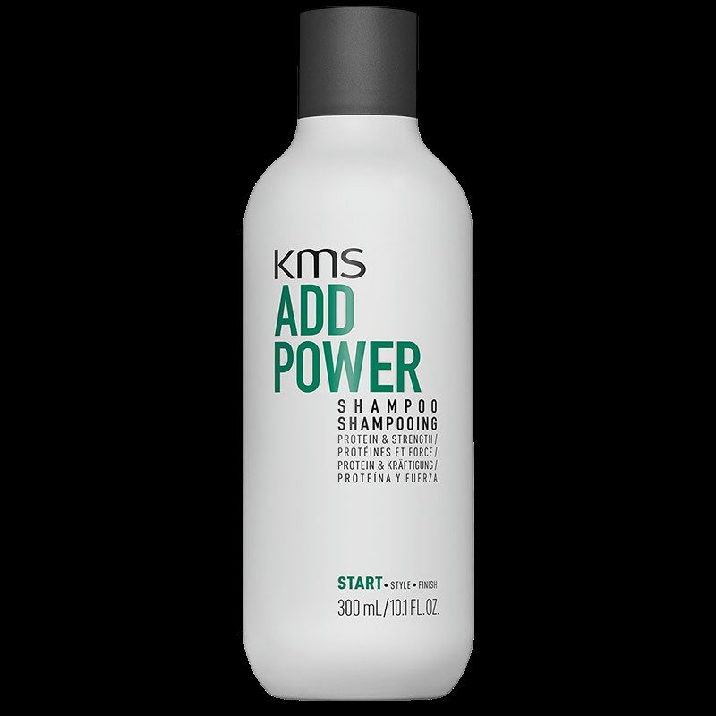 KMS Add Power Shampoo Fortifiant 300ml - Thé Blanc & Protéines de Riz