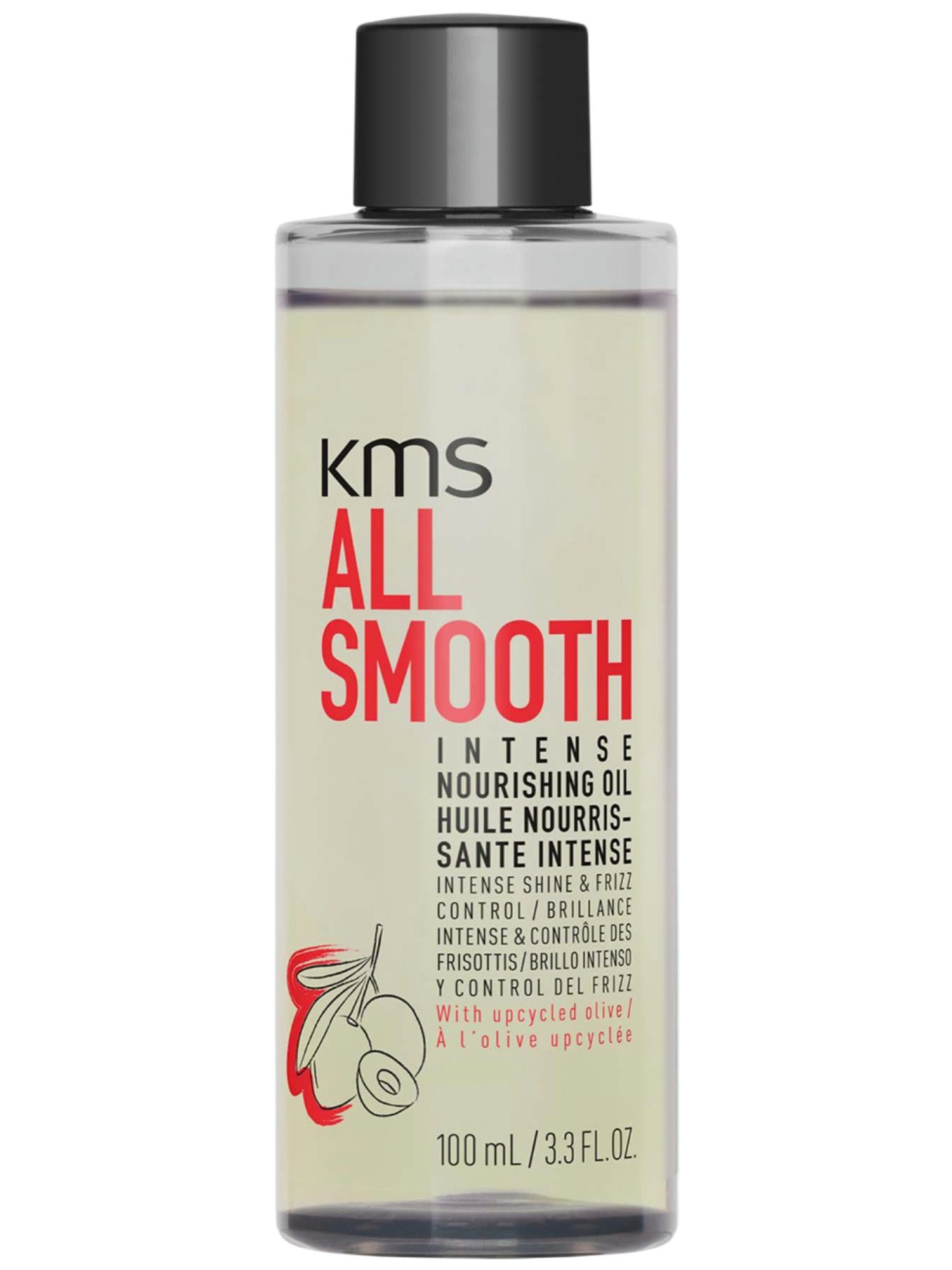 KMS All Smooth Intense Nourishing Oil 100ml - Huile Nourrissante Lissante Anti-Frizz