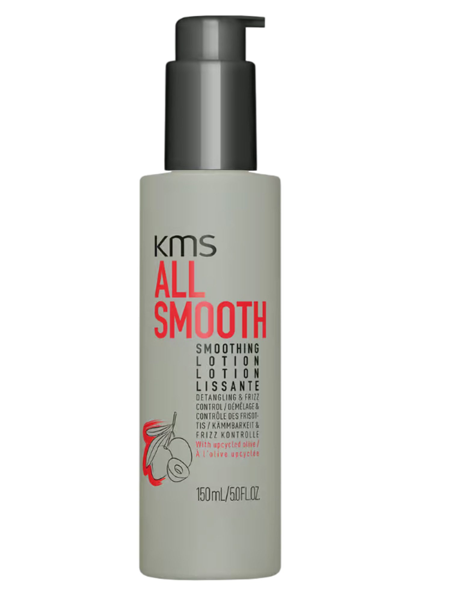 KMS All Smooth Smoothing Lotion 150ml - Lotion Lissante Anti-Frizz avec Protection Thermique