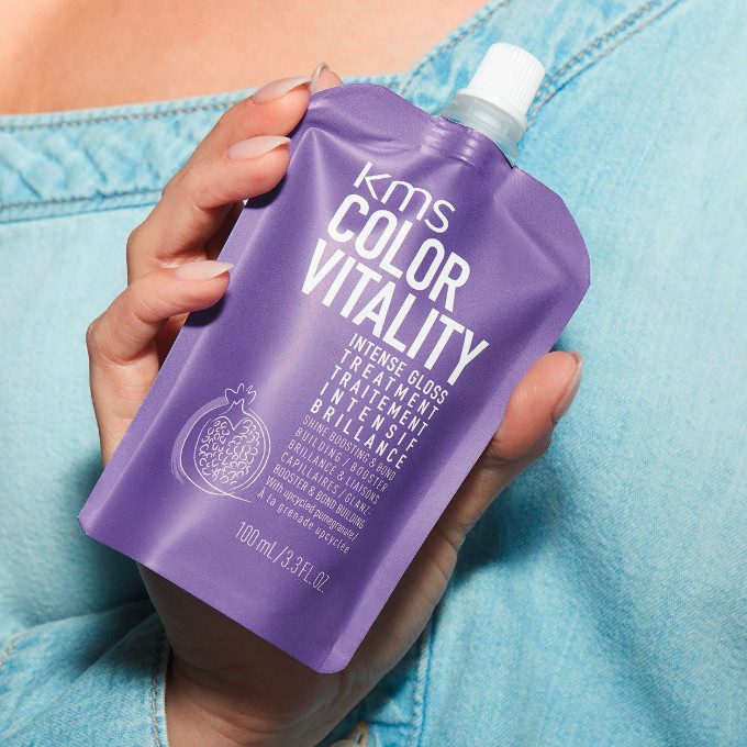 KMS Color Vitality Shine Treatment 100ml - Soin Intensif Éclat Cheveux Colorés