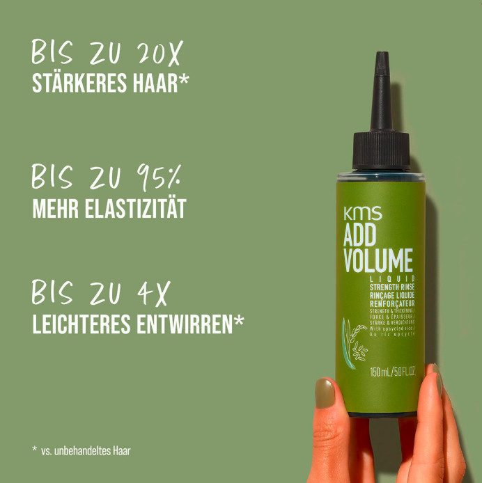 KMS Add Volume Liquid Strength Rinse 500ml - Soin Volumateur Ultra-Léger
