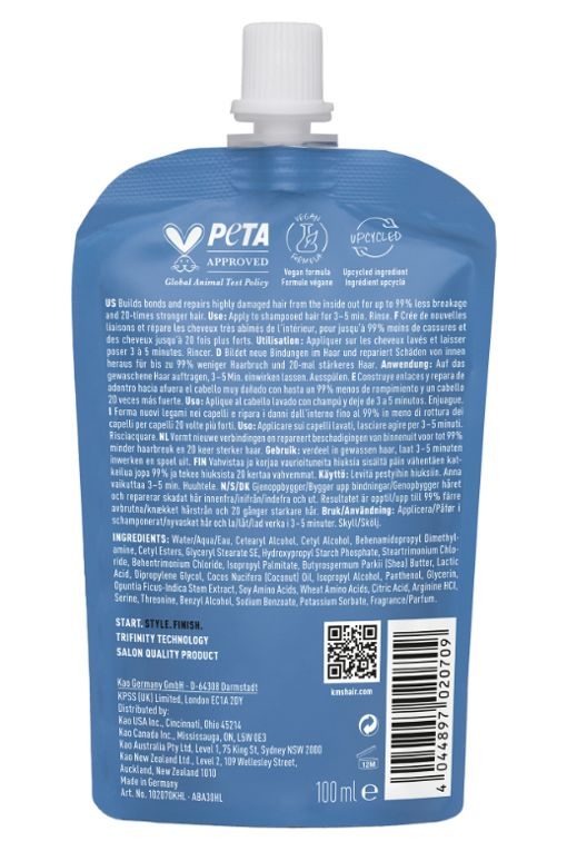 KMS MoistRepair Treatment 100ml - Masque Réparateur Hydratation Intense