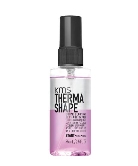 KMS ThermaShape Quick Blow Dry 75ml – Spray Accélérateur de Séchage Protection Thermique