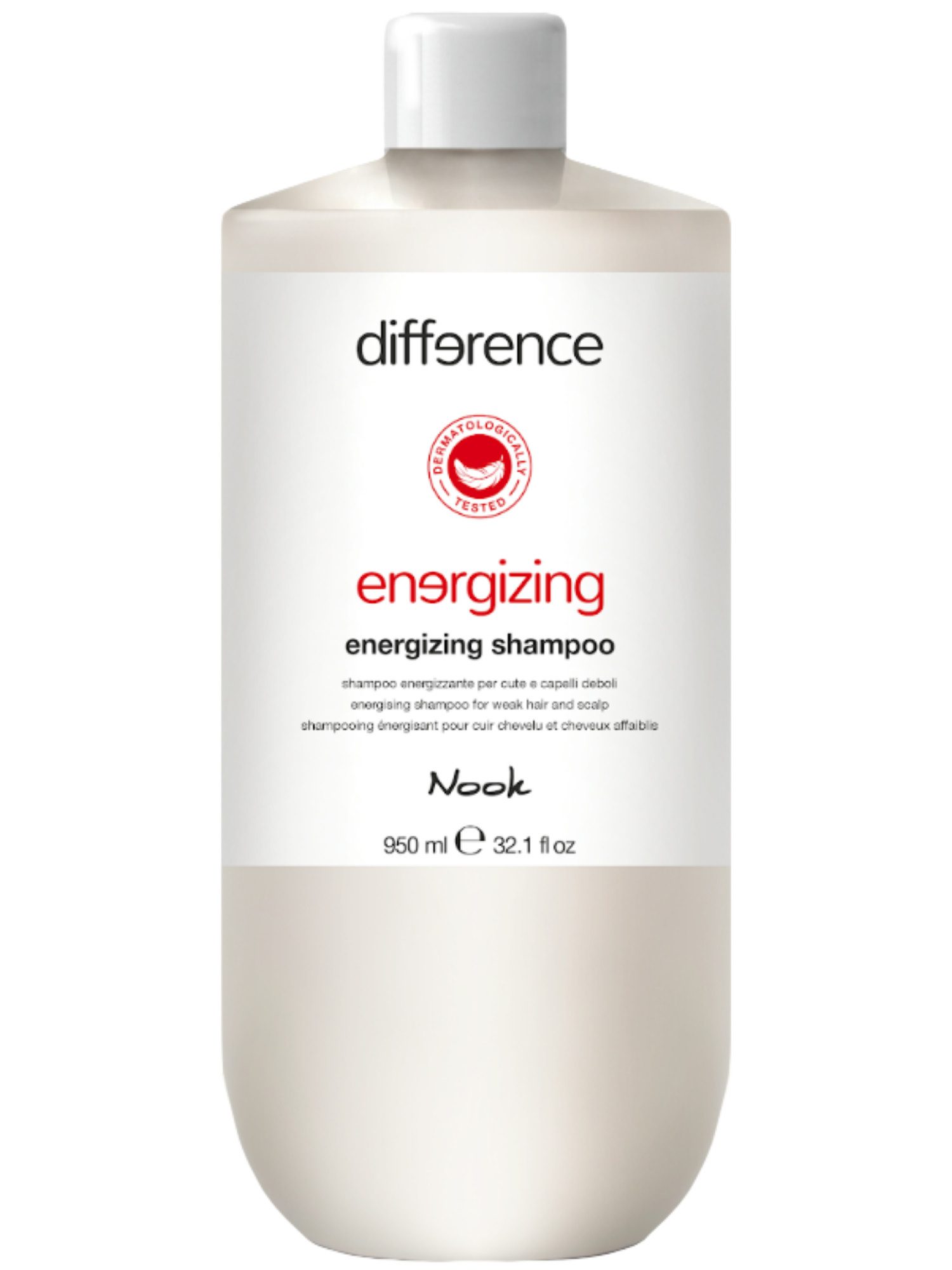 Nook Difference Hair Care Energizing Shampoo 950ml - Shampooing Revitalisant Anti-Chute