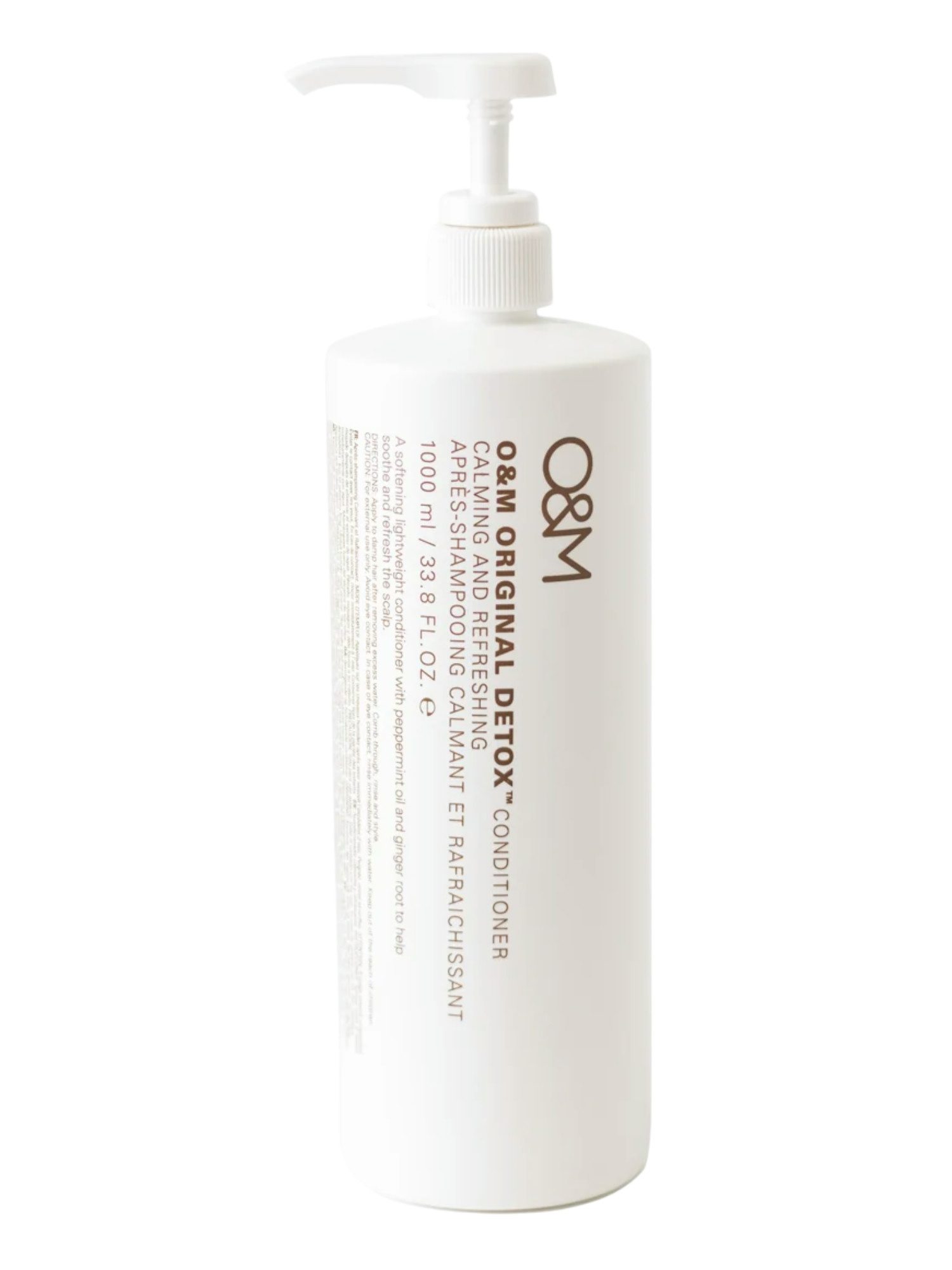 O&M Detox Conditioner 1000ml - Après-Shampooing Détoxifiant et Apaisant