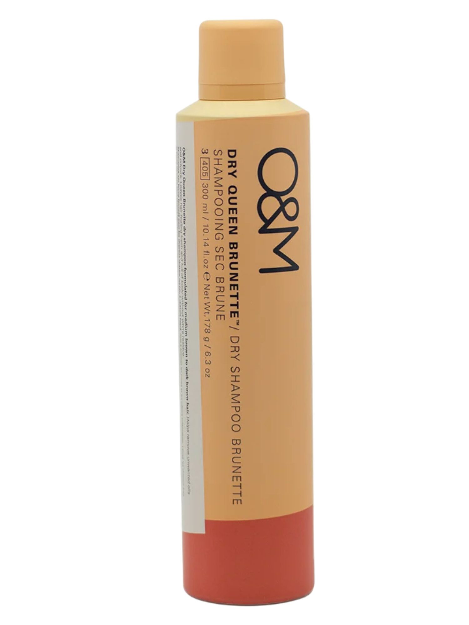 O&M Dry Queen Brunette Shampooing Sec pour Cheveux Bruns 300ml