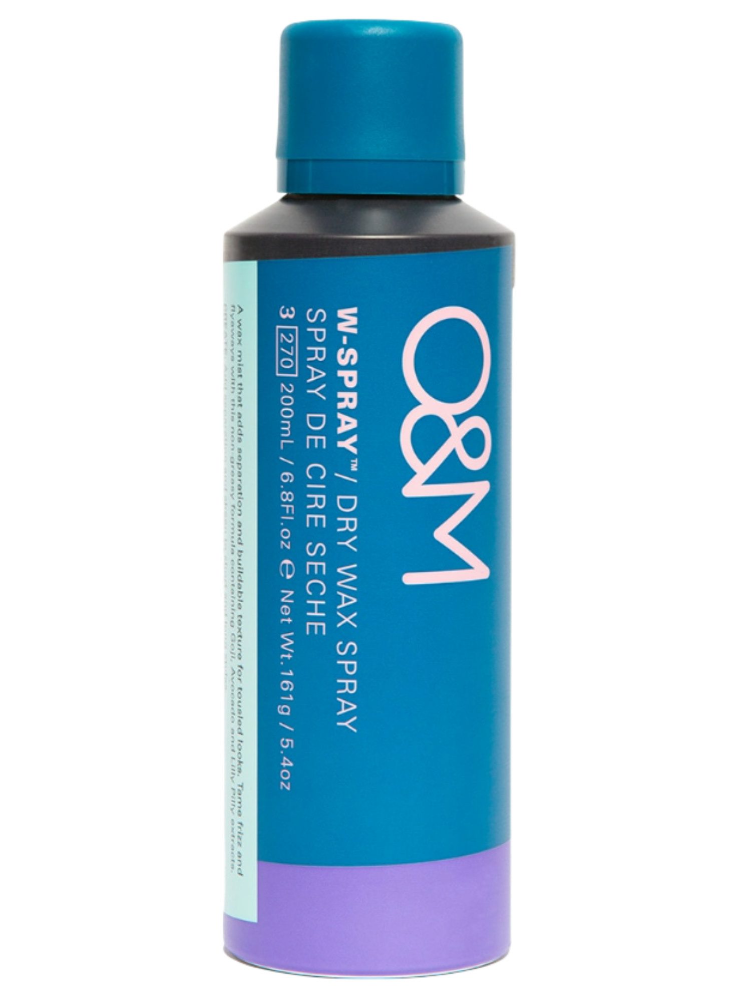 O&M W-Spray Cire Sèche en Spray 200 ml – Texture et Tenue Flexible