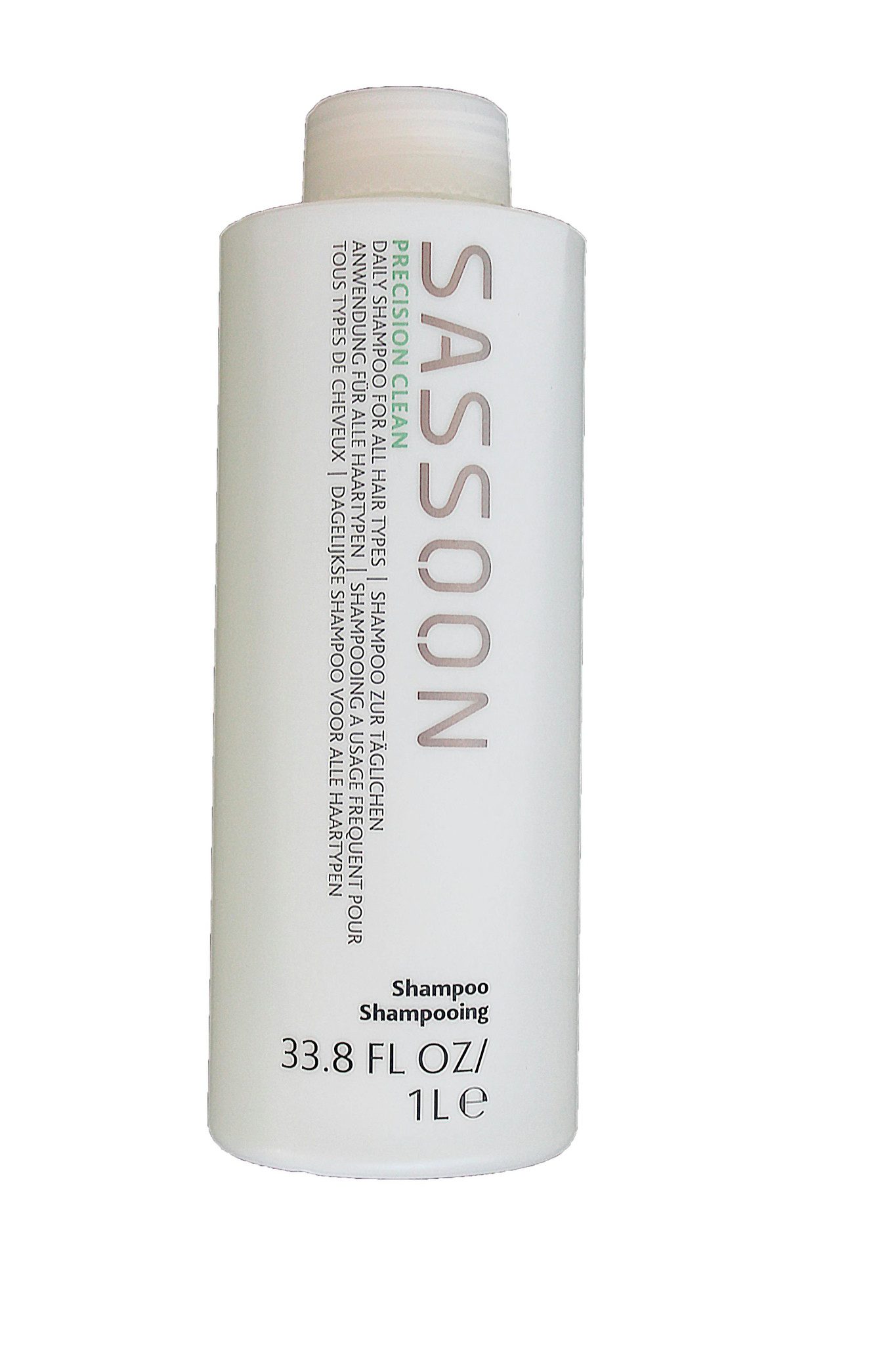 Sassoon Precision Clean Shampoo 1000ml - Brillance et Mouvement Naturel