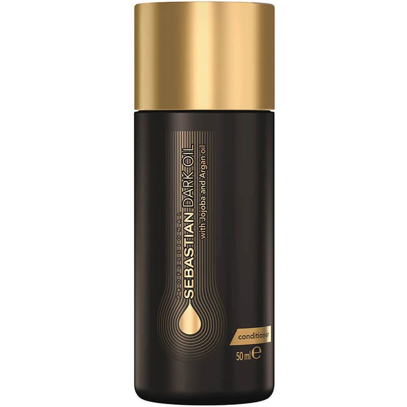 Sebastian Dark Oil Conditioner 50ml - Après-Shampooing Léger aux Huiles de Jojoba et d'Argan