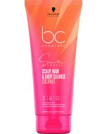 Schwarzkopf BC Sun Protect Nettoyant 3-en-1 Cuir Chevelu, Cheveux & Corps 200ml