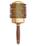 Olivia Garden Expert Blowout Shine 80/95 mm Or & Marron - Brosse Ronde Professionnelle
