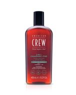American Crew 3-en-1 Camomille & Pin 450ml – Shampoing, Après-Shampoing & Gel Douche