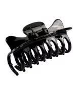 A&A Hair Beauty Pinces Crabe 3,5 cm Noir (Lot de 4)