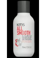 KMS All Smooth Shampoo 75ml - Lissage Anti-Frisottis pour Cheveux Secs