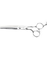 Aristocut Ciseaux de Sculpture MAKOTO 35T Offset – Lame Cobalt, Design Ergonomique