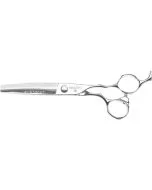 Aristocut Ciseaux de Sculpture MAKOTO 35T Offset – Lame Cobalt, Design Ergonomique