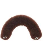 Efalock Boudin de Chignon 23 cm Brun avec Bouton-Pression