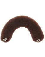 Efalock Boudin de Chignon 23 cm Brun avec Bouton-Pression