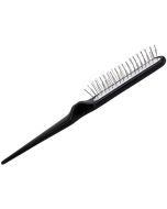 Efalock Brosse à Crêper Noire sans Picots - Volume Professionnel Longue Tenue