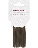 Efalock Élastiques à Cheveux Marron 10 Pièces