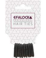 Efalock Élastiques à Cheveux Mini Noirs 10 Pièces