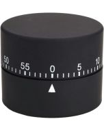 Efalock Minuteur ROUND noir - Timer professionnel rond