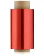 Efalock Papier Aluminium pour Mèches Rouge 150m/15µ/12cm - Lot de 2 Rouleaux