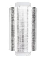 Fripac Papier Aluminium pour Mèches Super-Plus 15 µm Gaufré, 100 m x 12 cm Argenté