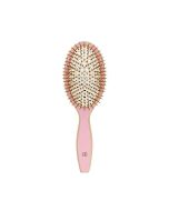 ILU Bamboo Brush Pink Flamingo - Brosse en Bambou Écologique Rose Vif