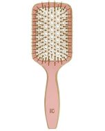 ILU Bamboo Brush Sweet Tangerine - Brosse Démêlante en Bambou Écologique et Végane