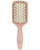 ILU Bamboo Brush Sweet Tangerine - Brosse Démêlante en Bambou Écologique et Végane