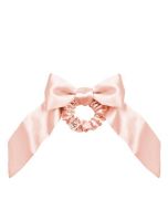 Invisibobble Bowtique Ballerina Bow - Chouchou Élastique en Velours Rose avec Nœud