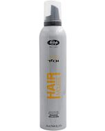Lisap High Tech Hair Mousse Brushing 300ml - Mousse Coiffante Volume et Tenue Flexible
