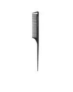 Lussoni Lift Tail Comb 214 - Peigne à Crêper avec Fourche 5 Dents en Acier Inoxydable