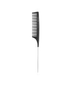 Lussoni Pin Tail Comb 300 – PeigneQueue de Rat Professionnel à Mèche Métallique