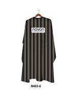 Novon Professional Cape Blackline Stripes 2 - N403 6 - Pèlerine de Coiffure Professionnelle Imperméable