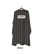 Novon Professional Cape Blackline Stripes 2 - N403 6 - Pèlerine de Coiffure Professionnelle Imperméable
