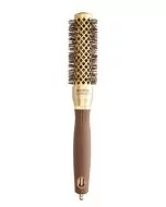 Olivia Garden Expert Blowout Shine 25/40 mm Or & Marron – Brosse Ronde Professionnelle