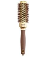 Olivia Garden Expert Blowout Shine 35/50 mm Or & Brun - Brosse Ronde Professionnelle
