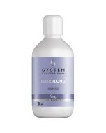 System Professional LuxeBlond Shampoo 100ml - Shampooing Anti-Reflets Jaunes pour Cheveux Blonds