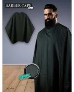 Trend Design Barber Cape Black – Peignoir Professionnel Barbier Noir
