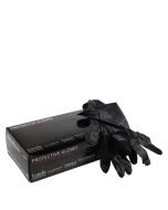 Wella Professionals Gants en Vinyle Noirs Sans Poudre - 100 pièces (Taille M)